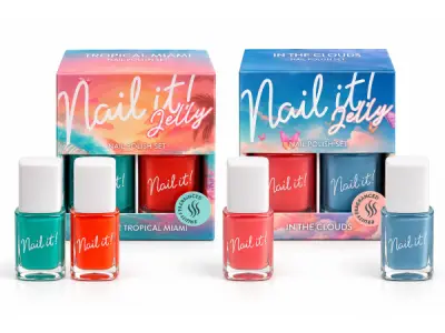 10x Nail It! Jelly Nagellak Set Multicolor – kavel bij XL Auctions