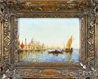 Charles Cousin, Venetië – kavel bij Twents Veilinghuis