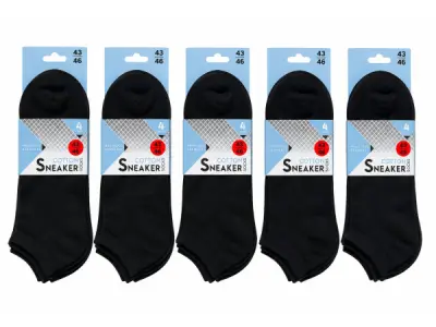 5x Comfortabele Naadloze Sneaker Sokken 4 Paar Maat 43-46 – kavel bij XL Auctions