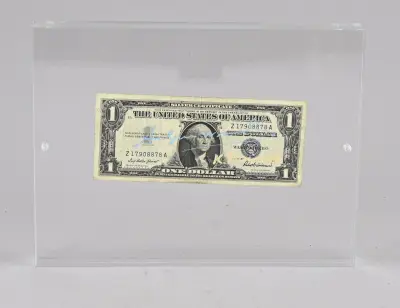 Andy Warhol, One dollar bill – kavel bij Twents Veilinghuis