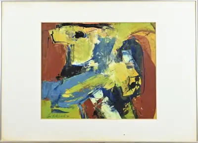 Jan te Wierik, Abstracte voorstelling – kavel bij Twents Veilinghuis