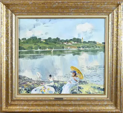 Anatoly Danilov, Figuren langs rivier – kavel bij Twents Veilinghuis