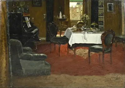 J.C. Pabst, Interieur stilleven – kavel bij Twents Veilinghuis