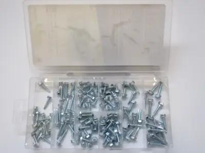 Assortiment Zelf Tappende Schroeven 120-delig – kavel bij XL Auctions