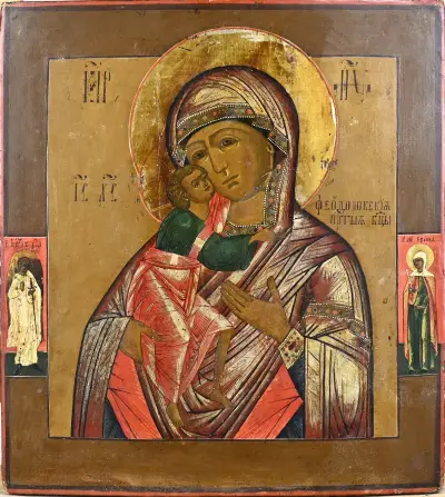 Lady of Fedorov, ikoon – kavel bij Twents Veilinghuis