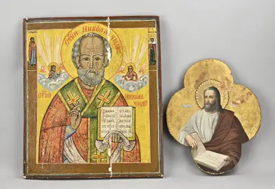 2x Ikoon (Rusland) – kavel bij Twents Veilinghuis