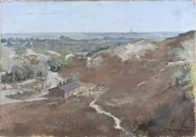 Georg Reuter, Duinlandschap – kavel bij Twents Veilinghuis