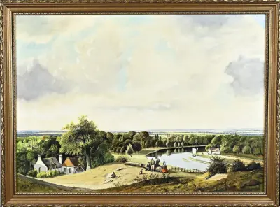 Naar Hoppenbrouwer, Romantisch landschap – kavel bij Twents Veilinghuis