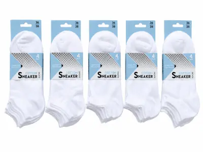 5x Comfortabele Naadloze Sneaker Sokken 4 Paar Maat 36-38 – kavel bij XL Auctions