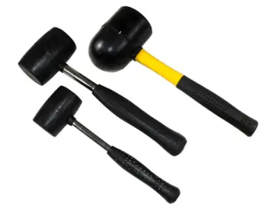 Rubber hamerset 3-delig – kavel bij XL Auctions