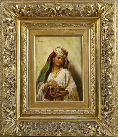 Hans Canon, Arabische vrouw – kavel bij Twents Veilinghuis