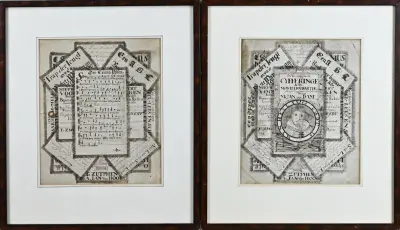 2x Jan van Hoorn, Inkttekening – kavel bij Twents Veilinghuis