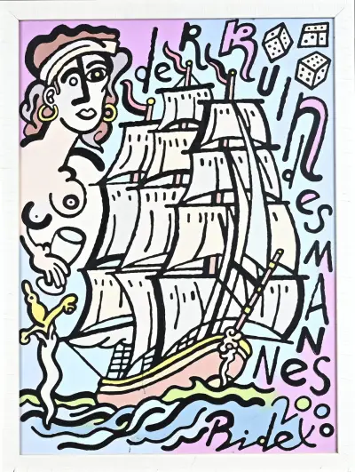 Bidet (Jan Willem Vaal), Fantasie figuren voorstelling – kavel bij Twents Veilinghuis