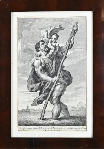 17e Eeuwse gravure Zucchi – kavel bij Twents Veilinghuis