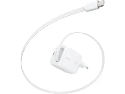 Belkin UltraCharge USB-C Oplader 45W - Uittrekbare USB-C – kavel bij XL Auctions