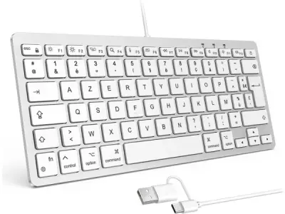 OMOTON bedraad toetsenbord voor Mac (AZERTY) – kavel bij XL Auctions
