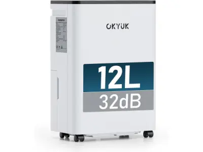 OKYUK Elektrische luchtontvochtiger - 12L - 60 m² – kavel bij XL Auctions