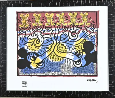 Keith Haring, Mickey Mouse – kavel bij Twents Veilinghuis