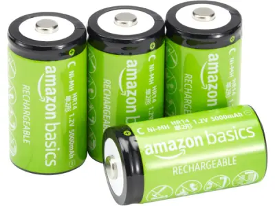 4x Amazon Basics oplaadbare C-celbatterijen 5000 mAh – kavel bij XL Auctions