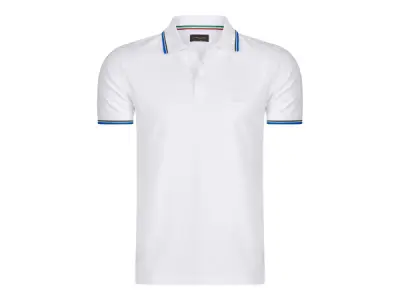 Cappuccino Italia Polo Applique Pique - Wit - XL – kavel bij XL Auctions