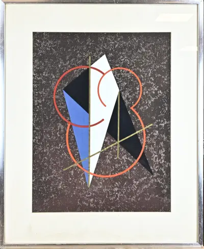 César Domela Nieuwenhuis, Modern (papierkunst) – kavel bij Twents Veilinghuis