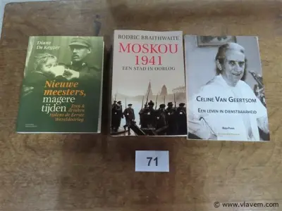 Boeken, 3 stuks – kavel bij Vlavem