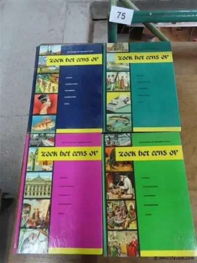 Boeken, 4 stuks, Zoek het eens op – kavel bij Vlavem