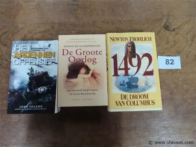 Boeken, 3 stuks – kavel bij Vlavem