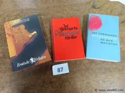 Boeken, 3 stuks – kavel bij Vlavem