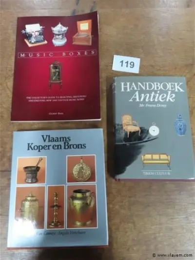 Boeken, 3 stuks – kavel bij Vlavem