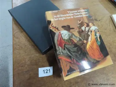 Boek in kaft, Vlaamse schilders in de noordelijke Nederlanden – kavel bij Vlavem