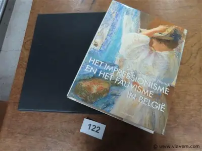 Boek in kaft, Het impressionisme en het fauvisme in België – kavel bij Vlavem