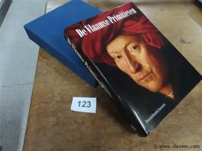 Boek in kaft, De Vlaamse Primitieven – kavel bij Vlavem