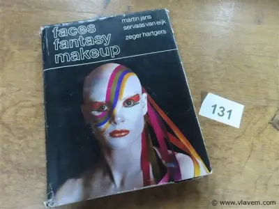Boek, faces fantasy makeup – kavel bij Vlavem