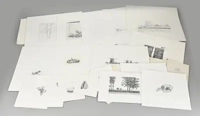 Jan van Winkel, Landschappen/stillevens etc – kavel bij Twents Veilinghuis