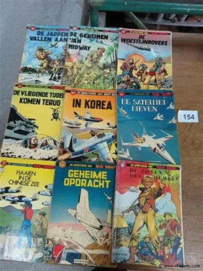 Strips, 9 stuks – kavel bij Vlavem