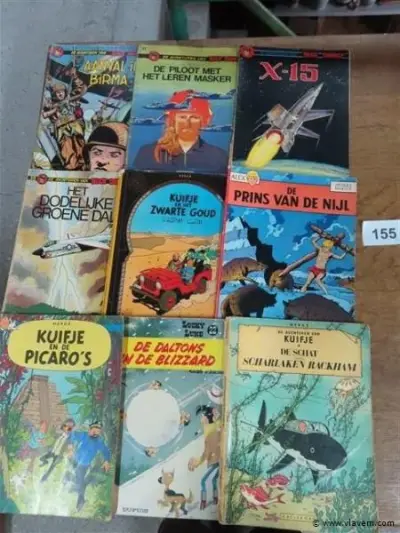 Strips, 9 stuks – kavel bij Vlavem