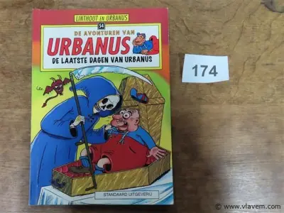 Urbanus, 1 strip – kavel bij Vlavem