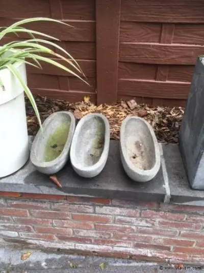 3 bloempotjes – kavel bij Vlavem