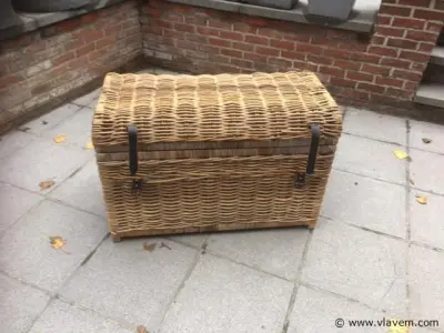rieten mand – kavel bij Vlavem