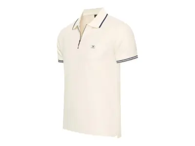 Cappuccino Italia Polo Zip Polo Torino Wit - L – kavel bij XL Auctions