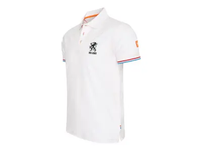 Cappuccino Italia Dutch Lion Polo - Wit - XXL – kavel bij XL Auctions