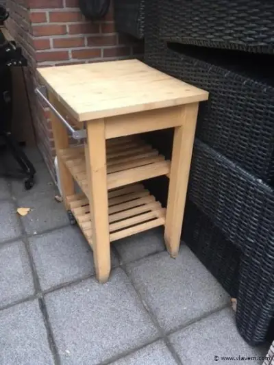 barbecue tafel – kavel bij Vlavem