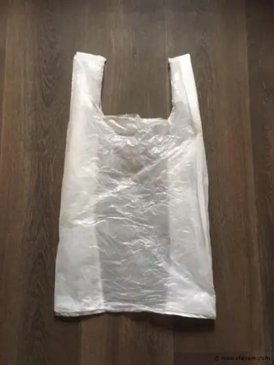 plastiek draagtassen – kavel bij Vlavem