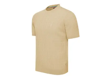 Cappuccino Italia Loreto Cable Knit Tee Sand - L – kavel bij XL Auctions