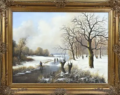 B. Adema, Winter – kavel bij Twents Veilinghuis