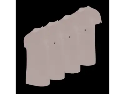 Cappuccino Italia 4-Pack T-shirts Ronde Hals Zwart - Extra Lang - XL – kavel bij XL Auctions