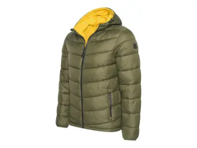 Cappuccino Italia Hooded Puffer Jacket Army - L – kavel bij XL Auctions