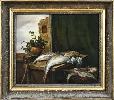 Schilderij, Stilleven – kavel bij Twents Veilinghuis