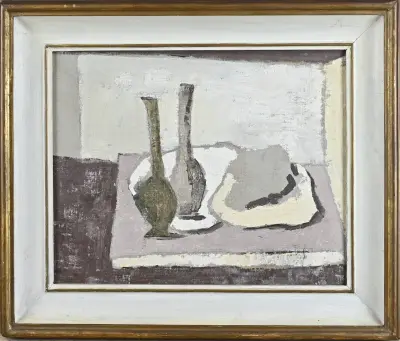 Schilderij, Stilleven – kavel bij Twents Veilinghuis
